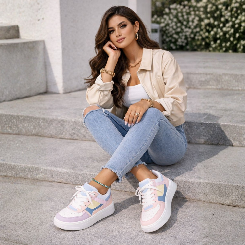 Kamila – Kleurrijke Dames Sneakers