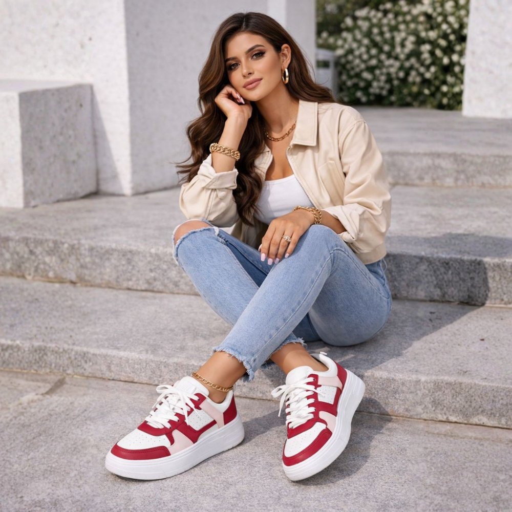 Kamila – Kleurrijke Dames Sneakers