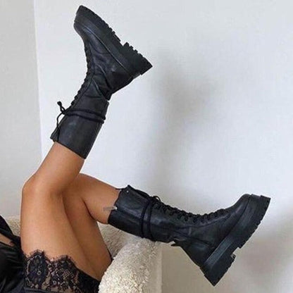 Dames Veterlaars met Chunky Zool voor Dagelijks Comfort en Stijl