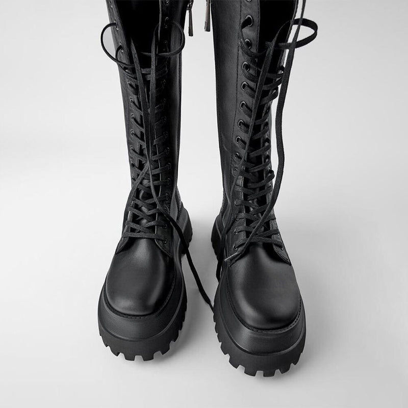 Dames Veterlaars met Chunky Zool voor Dagelijks Comfort en Stijl