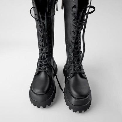 Dames Veterlaars met Chunky Zool voor Dagelijks Comfort en Stijl