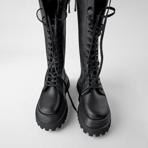 Dames Veterlaars met Chunky Zool voor Dagelijks Comfort en Stijl