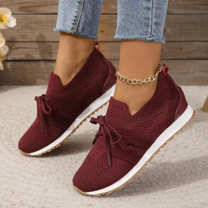 Dames Sportieve Sneakers – Casual Vrijetijdssneakers voor Dagelijks Gebruik, All-Season