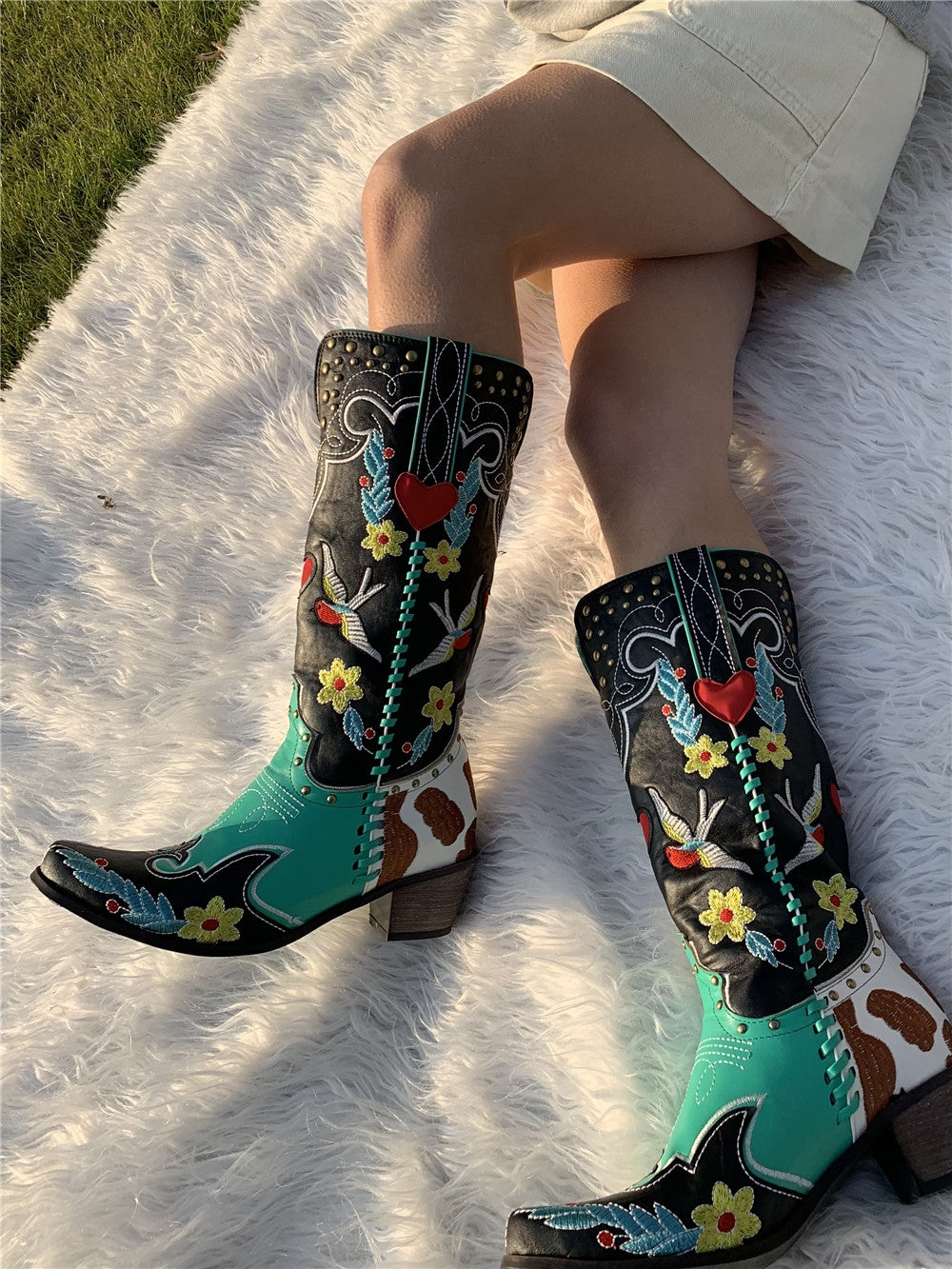 Daisy - Unieke Cowboylaarzen voor Vrouwen