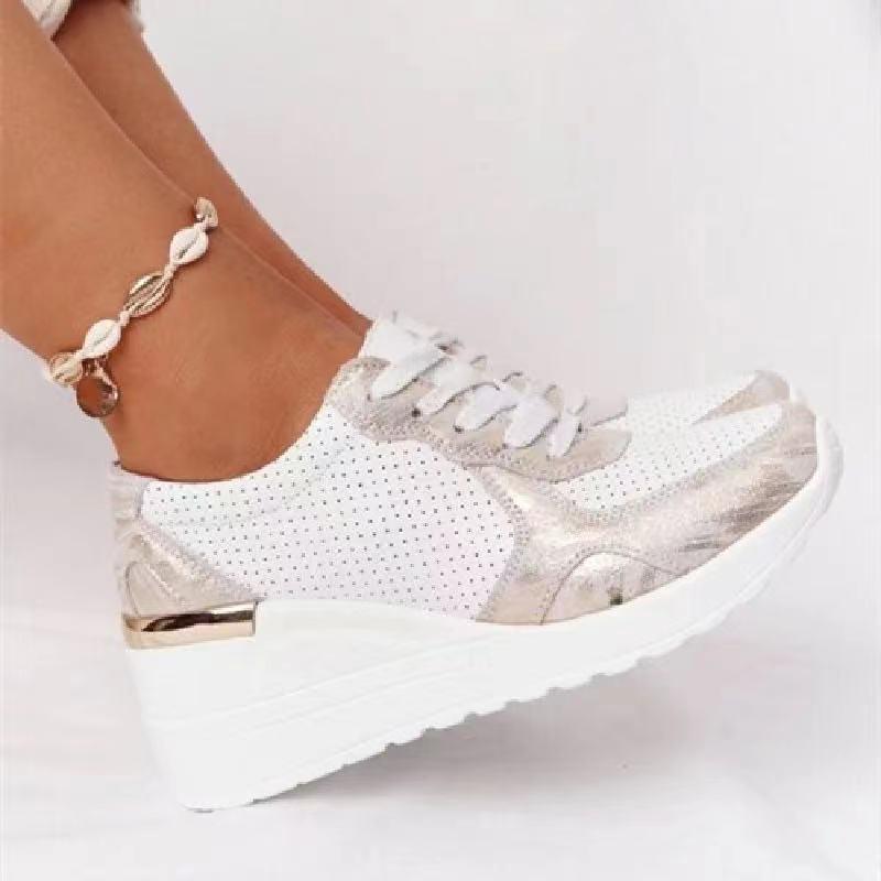 Damers Sneakers – Comfortabel, Ademend, Casual voor Dagelijks Gebruik