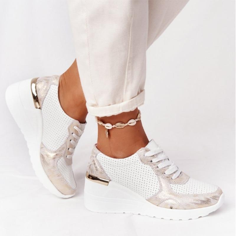 Damers Sneakers – Comfortabel, Ademend, Casual voor Dagelijks Gebruik