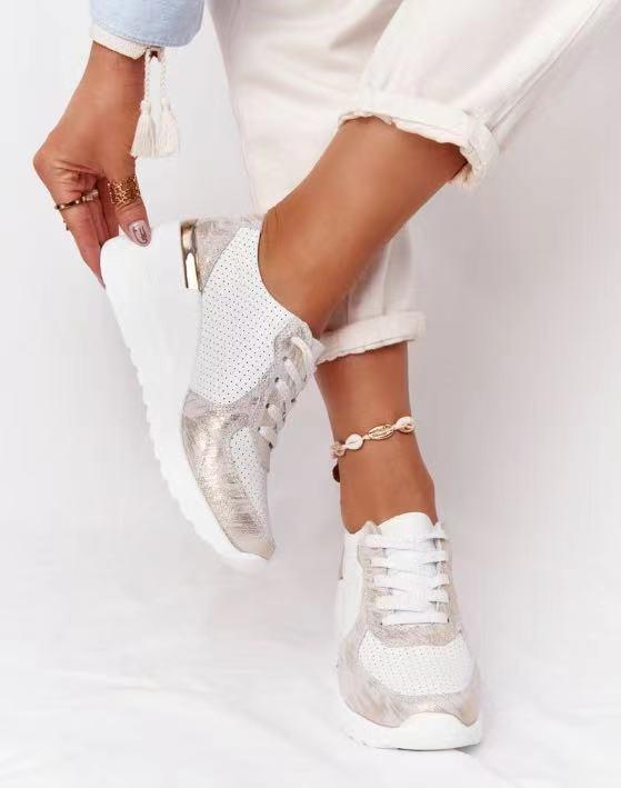 Damers Sneakers – Comfortabel, Ademend, Casual voor Dagelijks Gebruik