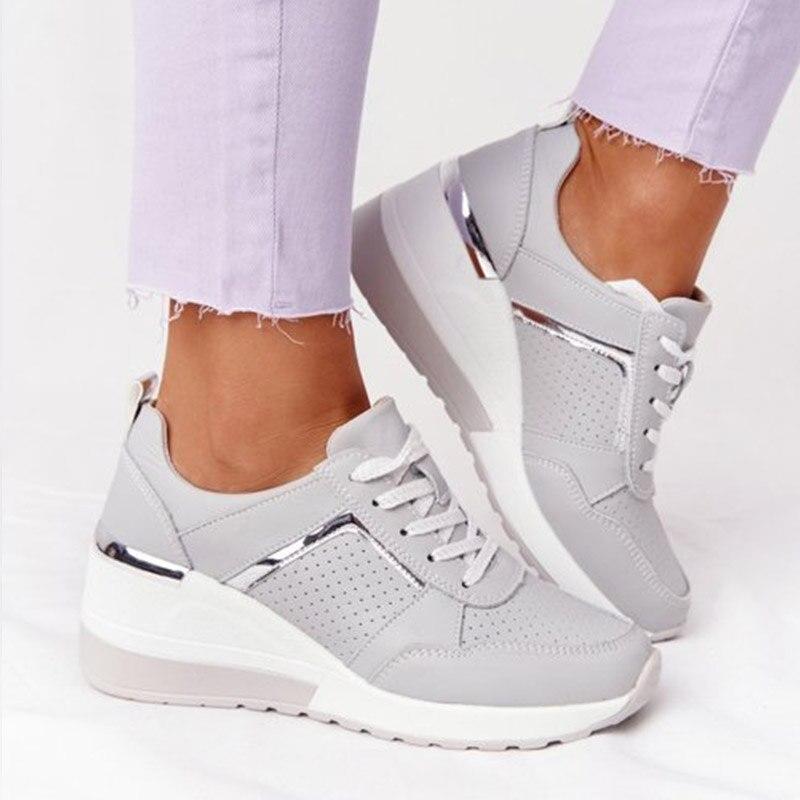 Damers Sneakers – Comfortabel, Ademend, Casual voor Dagelijks Gebruik
