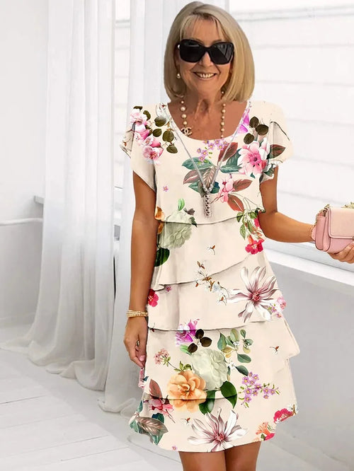 Isabel - Elegante Bloemige Maxi Dress