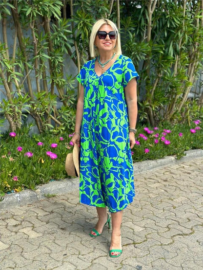 Mila - Elegante bloemenjurk