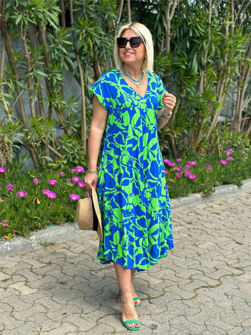 Mila - Elegante bloemenjurk